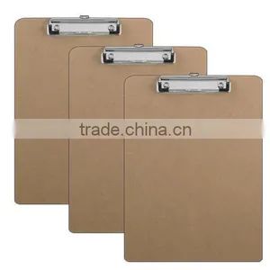 A4A5A6 Wood Clipboard With Flat Metal Clip Restaurant Menu Holders for Coffee Catering Memo Clipboard Promotion Gift thumbnail-5