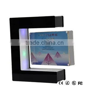 Maglev Square Shape Simple Rahmen, Cool Magnetic Suspension Photo Frame For Office thumbnail-3