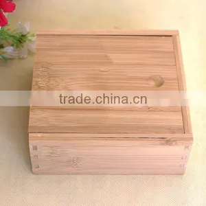 Customize Square Wooden Tea Box, Crafts Torage Boxs thumbnail-2