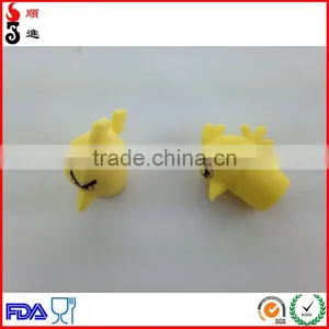 Wholesales High Quality FDA /LFGB Approved Food Grade Customized Silicone Wine Bottle Stoppers thumbnail-3