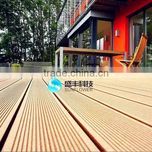 Hot Selling Wpc Board! Synthetic Waterproof WPC Plank Flooring For Outdoor,black thumbnail-3