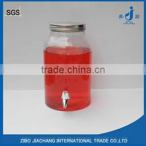 5L Cold Water Glass Dispenser With Aluminum Cap and Faucet thumbnail-1