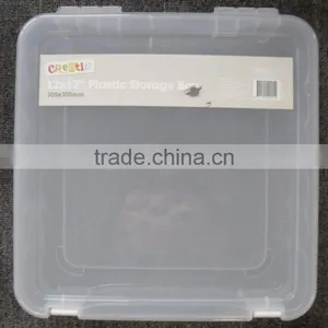 Plastic Square Storage Box With Lid,storage Container thumbnail-2