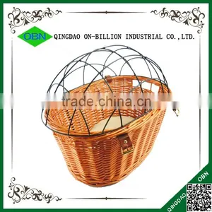 Cheap Willow Bike Basket for Dog thumbnail-2