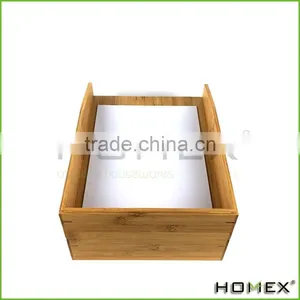 Natural A4 Bamboo Letter Tray/ Paper Storage Tray Homex-BSCI thumbnail-1