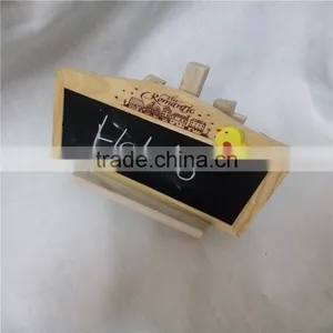Wooden Holder With Chalkboard Restaurant Menu Display Stand /Wood Menu Holder/ Mini Chalkboard Menu thumbnail-1