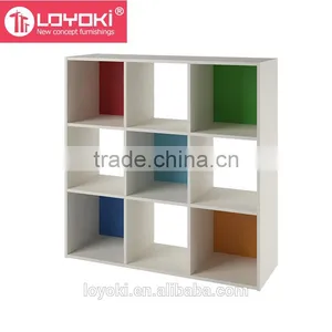 9-Cube Storage Bookcase, 12 by 12-Inch Storage Organizer thumbnail-1
