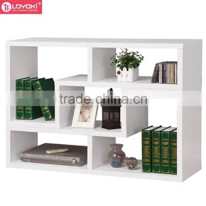 Creative Design Mdf Wood TV Console New 2 Pieces Bookcase Home Furniture tv Stand thumbnail-2