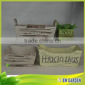 Newgarden High Grade Rectangular Cheap Wooden Flower Pot Stands thumbnail-1