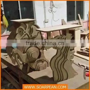 Display Racks Wood Display Stand Wood Carving Horse thumbnail-3