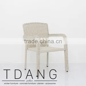 Hampton Wicker Dining Chair - Outdoor Patio Furniture - Wicker Furniture thumbnail-2