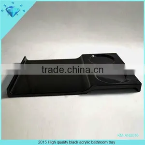 2015 TOP Grade Black Acrylic Cup Tray for Hotel thumbnail-2