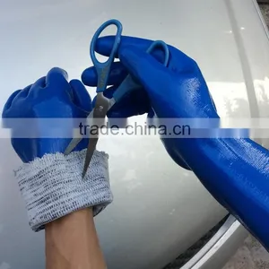 NMSAFETY Water Proof Nitrile Coated Cut Resistant Gloves thumbnail-1
