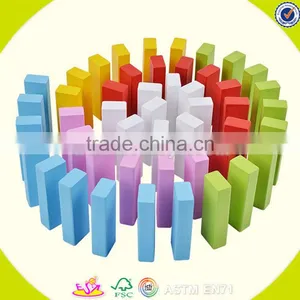 Wholesale Hot Sale 48 Pcs Wooden Toddler Stacking Bricks Toy Teaching Aid Wooden Toddler Stacking Bricks Toy W13D151 thumbnail-2