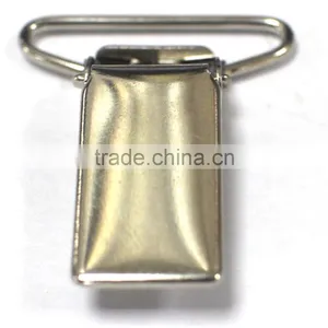 Rectange Face Metal Suspender Clip With Plastic Teeth Inside for Garment, 1 Inch High Quality Fashion Metal Clip thumbnail-6