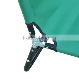 Folding 18x1.0mm Steel Frame Beach Sunbed Camping Cot thumbnail-3