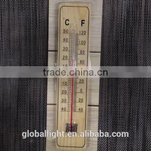 Wood Wall Mounted Thermometer With Cheapest Price thumbnail-1