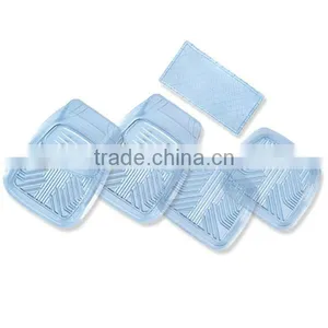 5PCS/Set Transparent PVC Car Floor Mat thumbnail-1
