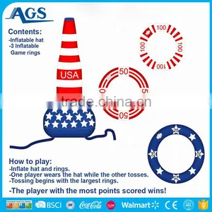 Amusing Animal and Ring Game Play Inflatable Toy thumbnail-2