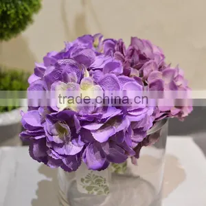Centerpieces Flower Artificial Hydrangea Head thumbnail-2