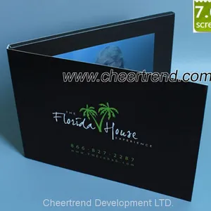 Florida House Customized 7'' TFT LCD Video Brochure for Business Video Card thumbnail-1