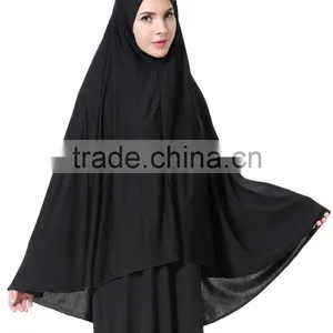 Wholesale Long Plain Solid Color Scarf Factory Muslim Fashion Hijab thumbnail-4