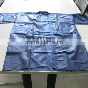 Deep Blue Nonwoven Patient Robe thumbnail-1