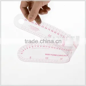 Kearing OEM Hip Line Sewing Ruler 48cm French Curves for Fashion Design Plastic Rulers# 6248 thumbnail-3