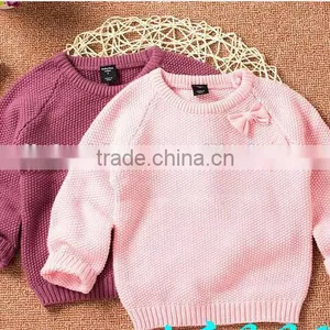 Fashion Crew Neck Long Sleeve Baby Girls Sweater thumbnail-1