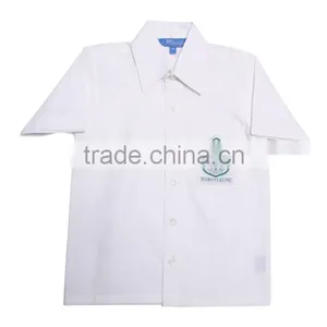 High Quality Girls Uniforms Cotton White School Shirt thumbnail-1