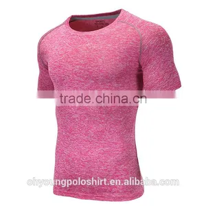 Custom Men Bodybuilding Gym Fitness t Shirt Tight Fit Strech T-shirts Wholesale uk thumbnail-4