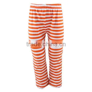 2017 Fall Baby Cotton Knit Striped Girls Boutique Kids Clothes Plus Size Pants thumbnail-6