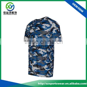 New Style Camo Sublimation Polyester Youth Short Sleeve T-shirt thumbnail-3
