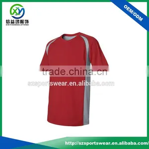 High Quality Splicing Polyester /cotton O-neck Mens t Shirts thumbnail-1