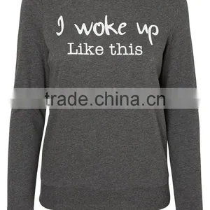 Wholesale Routine Crewneck Sweatshirt Ladies Hoodies And Sweatshirts thumbnail-3