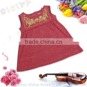 Summer Lovely Girls Baby Sleeveless Cotton High Quality T-shirt With Printing Make to Order thumbnail-1