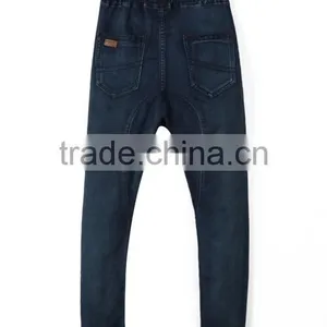 Guangzhou Jeans Market New Model Jeans Pent Style Wholesale Kids Jeans With Rib Hem thumbnail-2