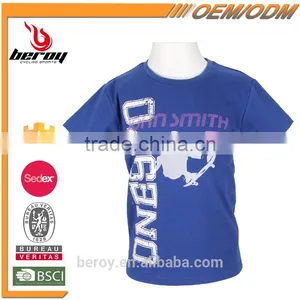 Low MOQ Fashion Printed Kids Sport T Shirt Wholesale for 2016 thumbnail-1