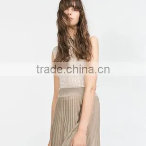 New Women Tutu Skirt Pleated Skirts a Word Skirt Big Swing thumbnail-4