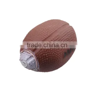 Vinyl Giggle Ball Training Chew Sound Activity Squeaky Toy NFL Football Brown thumbnail-2