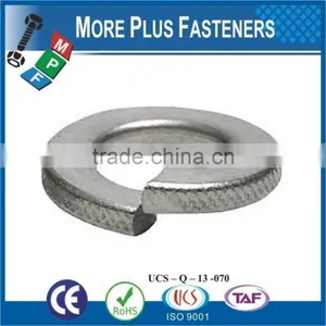 Made in Taiwan DIN 127 Galvanized Carbon Steel Stainless Steel Split Lock Washer thumbnail-6
