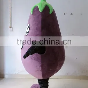 Adult Vegetables Eggplant Mascot Costume thumbnail-2