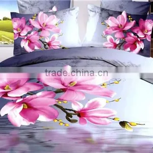 Luxury 100% Polyester 3D Reactive Printed Home Bedding Set thumbnail-4