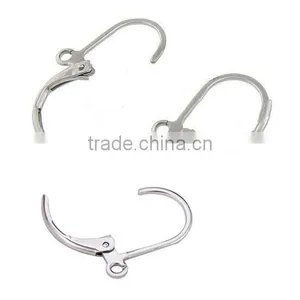 Stainless Steel Lever Back Ear Wire Hoop Earrings France Earring Hoop DIY Jewelry Hook Findings Accessory thumbnail-1