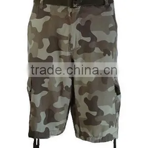 Men's All-Season Belted Ripstop Short Pants Camo Garment Factory Wholesale thumbnail-3