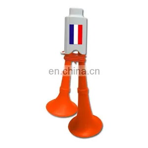 Cheering France Fan Plastic French Horn thumbnail-1