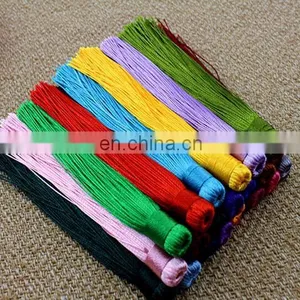 Handmade Silky Tassels Decoration Pendant Accessories For Jewelry Garment Curtain Diy Craft thumbnail-3