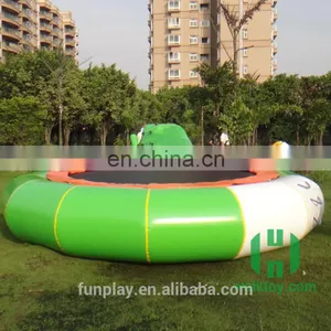 HI Gaint Outdoor Inflatable Orbit Water Trampoline With Solid Net thumbnail-6