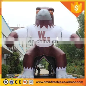 Lifely Eagle Head Inflatable Cartoon Tunnels With Factory Price /inflatable Mascot Tunnel/inflatable Sport Tunnel for Football thumbnail-1