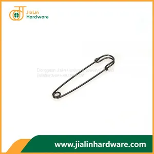 Matte Silvery Safety Pins Jewelry 100mm x 2.2 mm Size for Kilts Blankets Skirts Crafts thumbnail-1